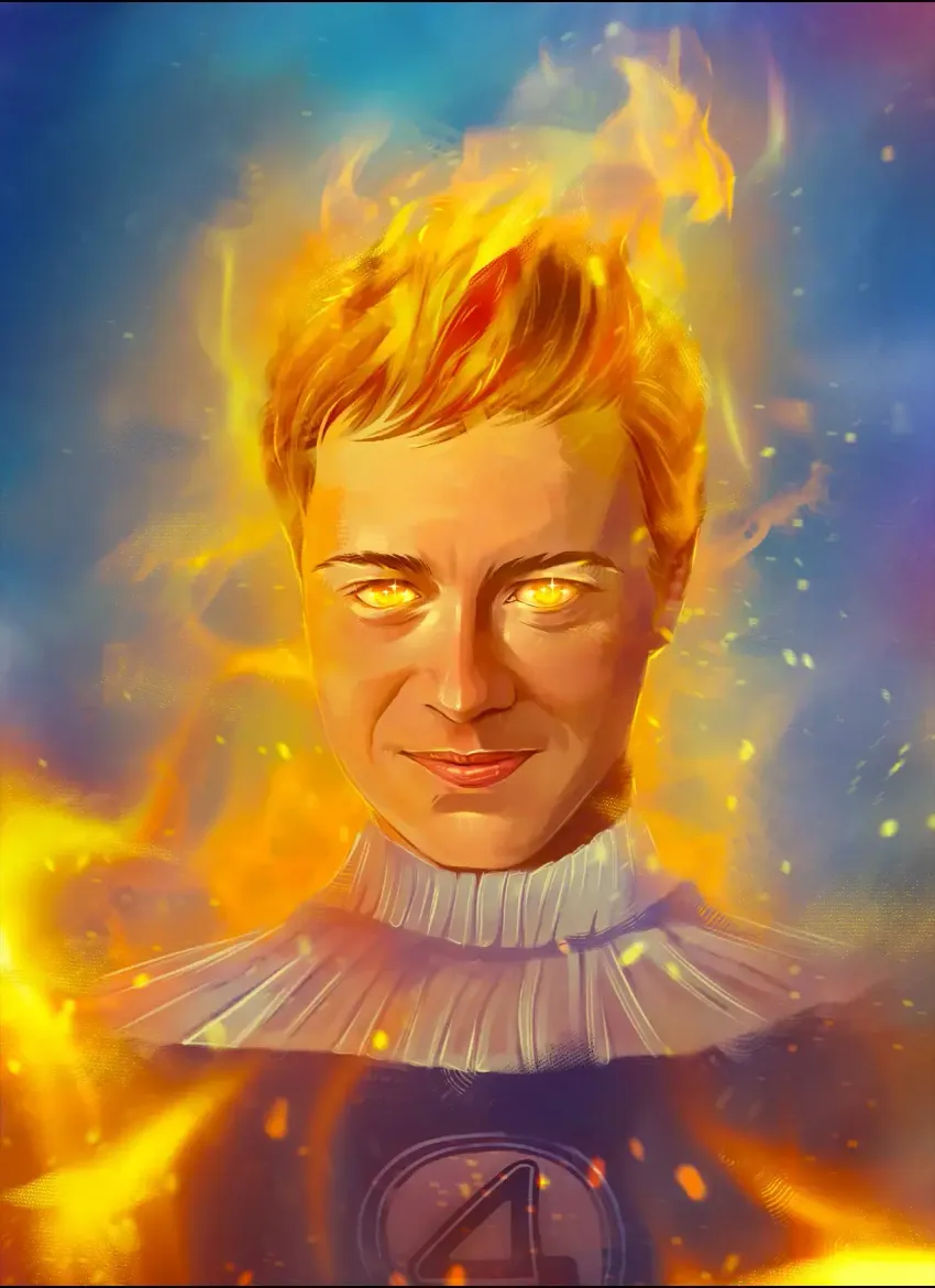 Постер "Marvel Icons: Johnny Storm"