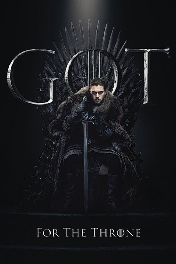 Лицензионный постер (258) Game of Thrones (Jon For The Throne)