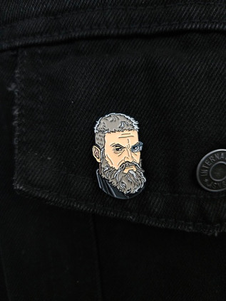 Металлический пин "Майор Гром: Игра. Отто Шрайбер"