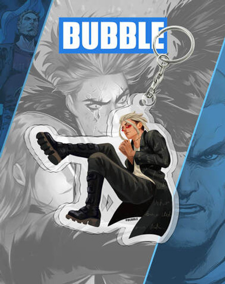 Акриловый брелок "Bubble Рысь: Игорь Связан" (Большой, 9см)