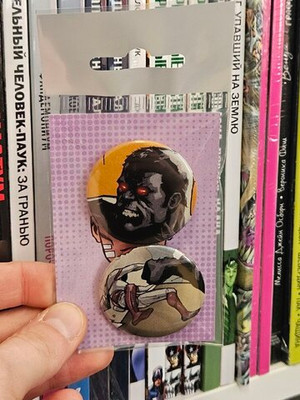 Набор значков из комикса Civil War (2015) Secret Wars #5