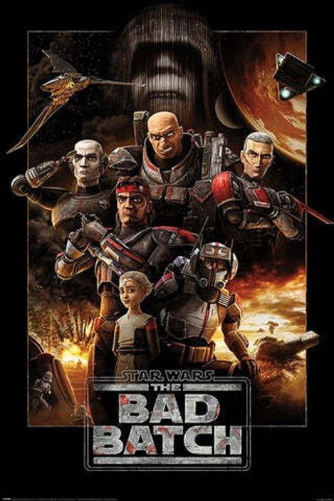Лицензионный постер (399) Star Wars: The Bad Batch (Montage)