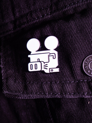 Металлический пин "Поросенок-Мышь"