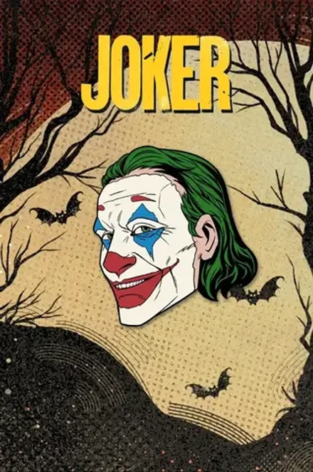 Металлический пин "Joker"