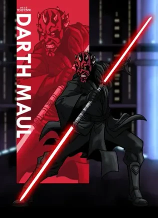 Открытка "Star Wars. Duels. Darth Maul"