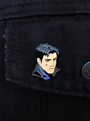 Металлический пин "BUBBLE #04: Олег Волков"