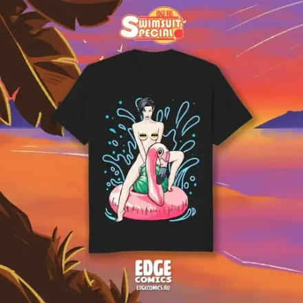 EDGE VHS: Swimsuit Special Crowdfunding: Футболка "Catwoman"