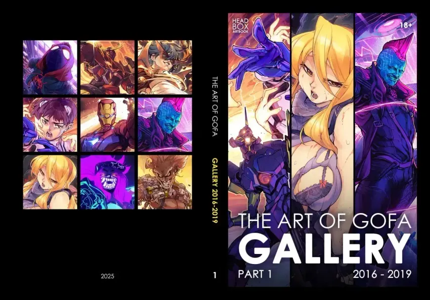 Артбук «The Art of GOFA Gallery. Part 1. ЭКСКЛЮЗИВНАЯ ОБЛОЖКА EDGE» (c автографом Gofa). УЦЕНКА