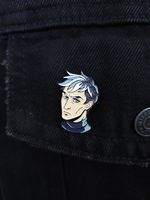 Металлический пин "BUBBLE #19: Александр Алиновский"