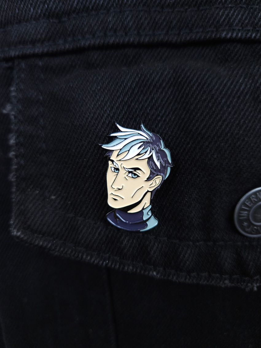 Металлический пин "BUBBLE #19: Александр Алиновский"