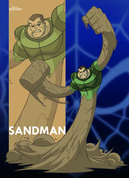 Открытка &quot;Spectacular Spider-Man: Sandman&quot;