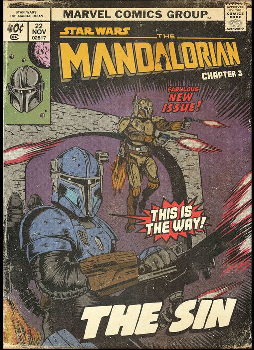 Постер &quot;Star Wars: Mandalorian. Chapter 03 &quot;The Sin&quot;