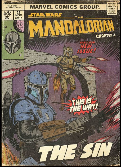 Постер  &quot;Star Wars: Mandalorian. Chapter 03 &quot;The Sin&quot;