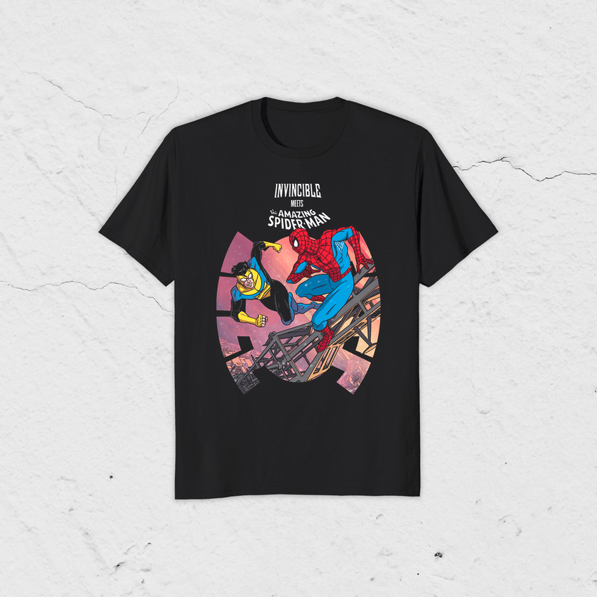 Футболка "Invincible Meets Spider-Man" Футболка "Invincible Meets Spider-Man"