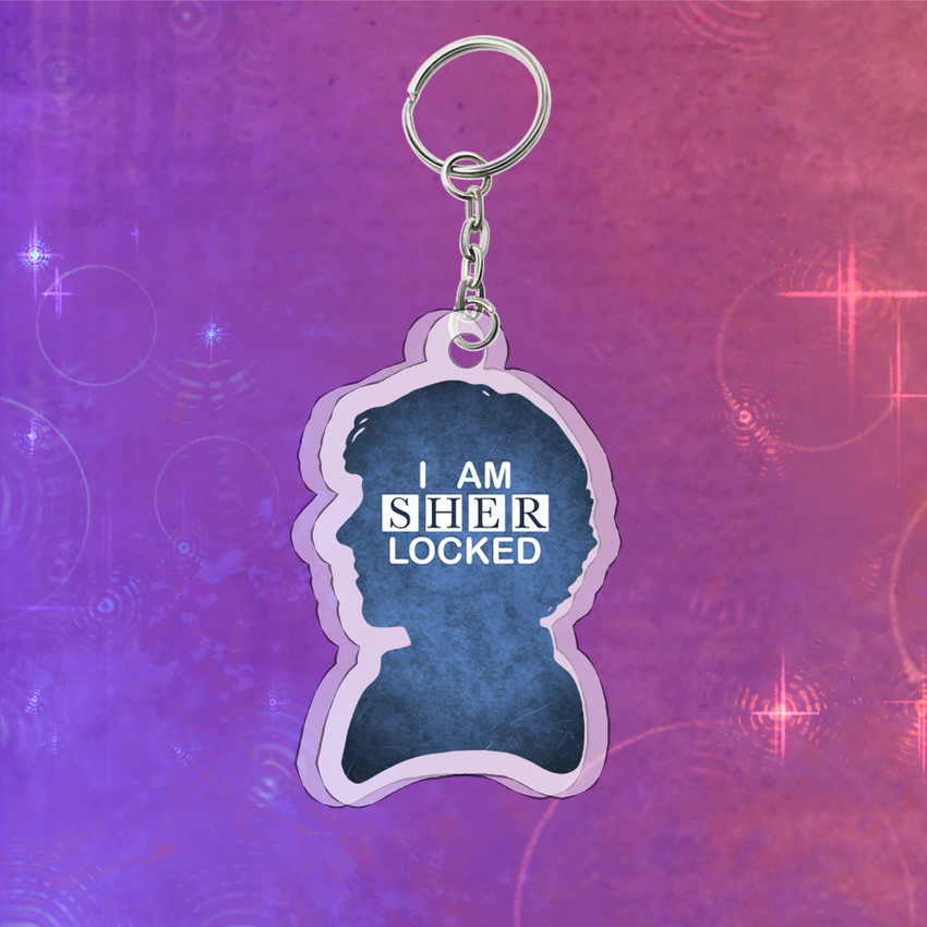 Акриловый брелок "Sherlocked"