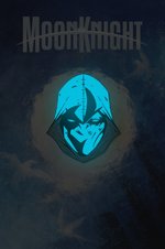 Металлический пин "Moon Knight"