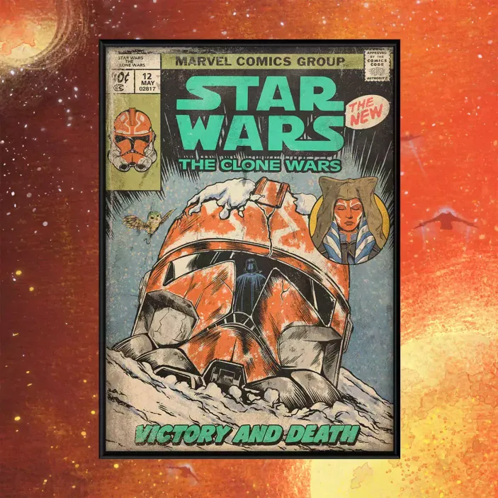 Постер &quot;Star Wars The Clone Wars: Victory And Death&quot;