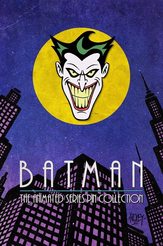 Металлический пин "Batman The Animated Series Joker" Металлический пин "Batman The Animated Series Joker"