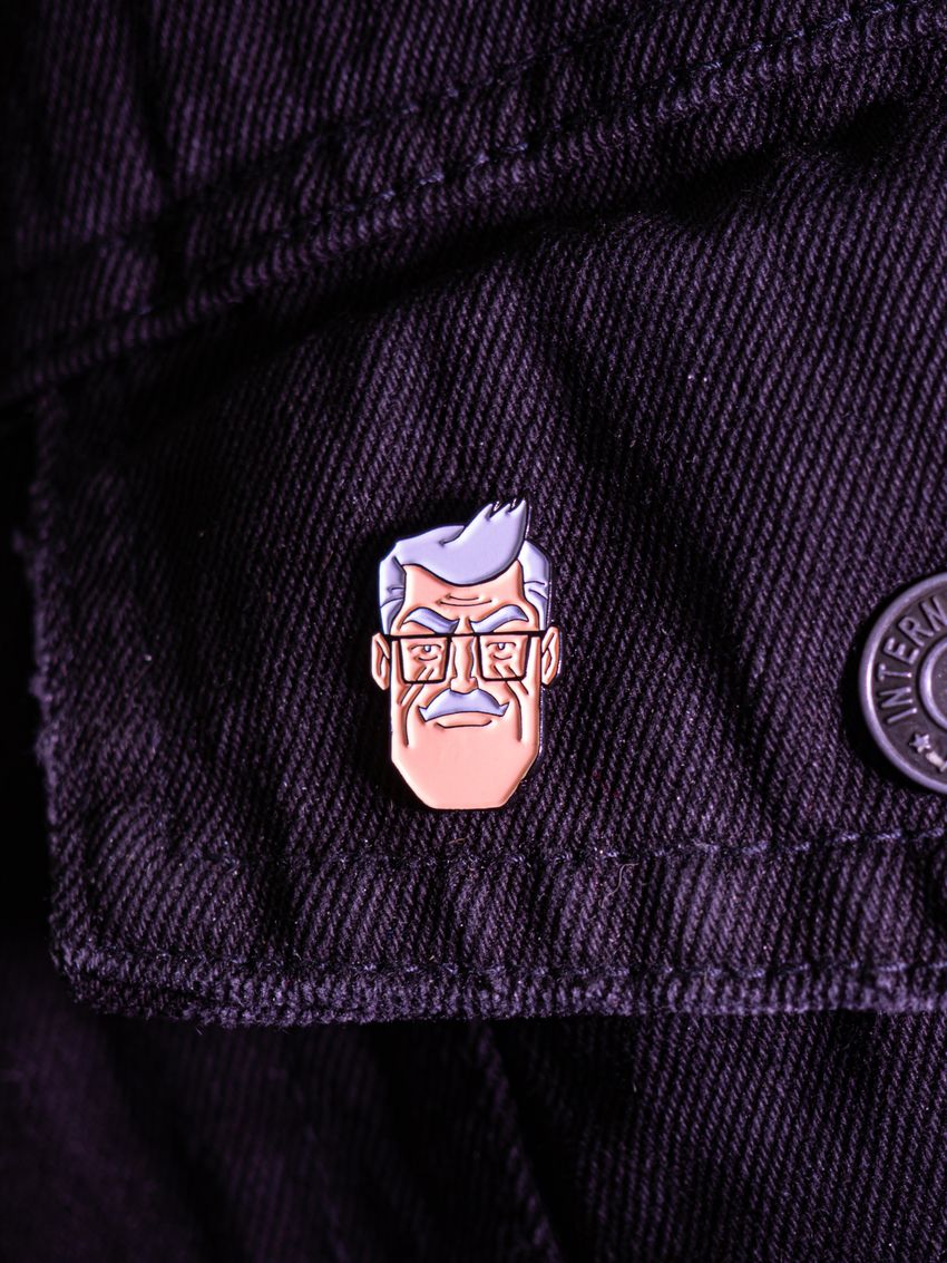 Металлический пин "Batman The Animated Series Comissioner Gordon"