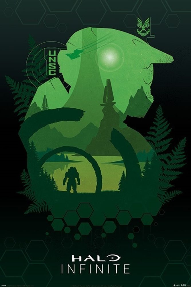 Лицензионный постер (330) Halo Infinite (Lakeside)