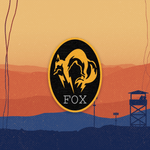 Нашивка на липучке "Fox" (велкро)