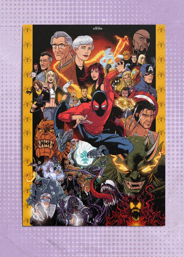 Открытка "Ultimate Spider-Man Tribute: Wrestler Suit" Открытка "Ultimate Spider-Man Tribute: Wrestler Suit"