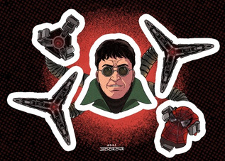 Авторский стикерпак "Док Ок"