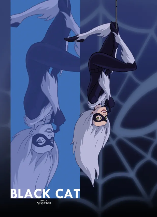 Открытка &quot;Spectacular Spider-Man: Black Cat&quot;