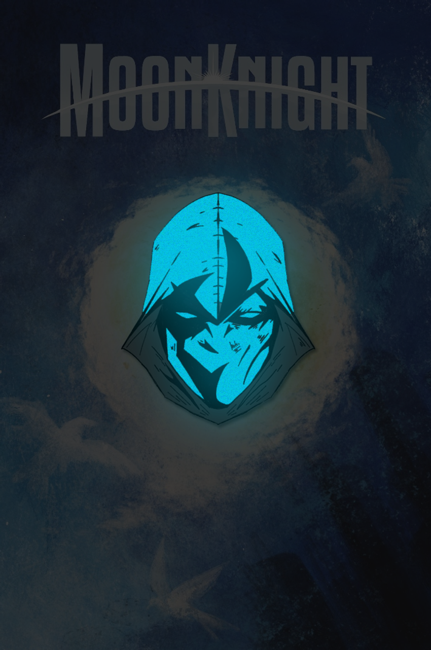Металлический пин "Moon Knight"
