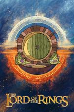 Металлический пин "Lord of the Rings: Hobbit Door"