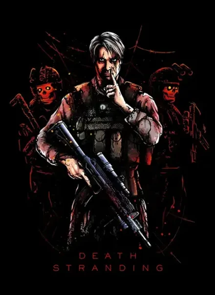 Открытка "Death Strading. Cliff Unger"