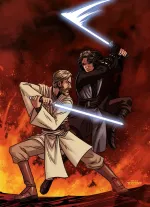 Постер "Anakin vs Kenobi"