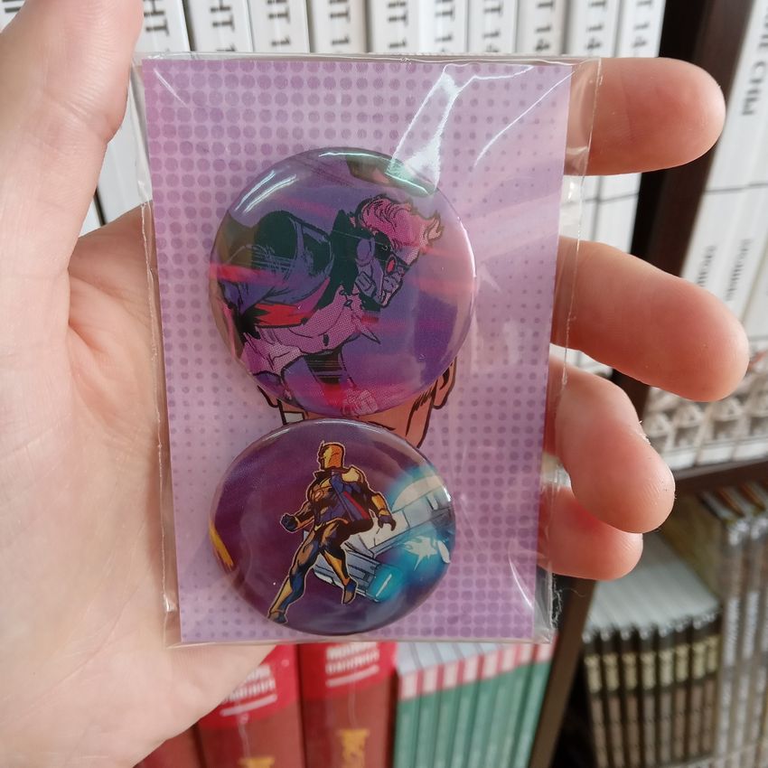 Набор значков из комикса Guardians of the Galaxy #18