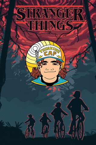 Металлический пин "Stranger Things: Dustin"