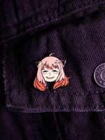 Металлический пин "Spy x Family Anya"