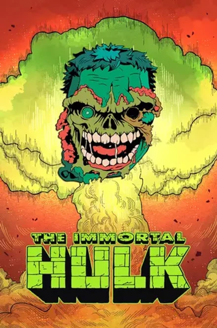 Металлический пин "Immortal Hulk"