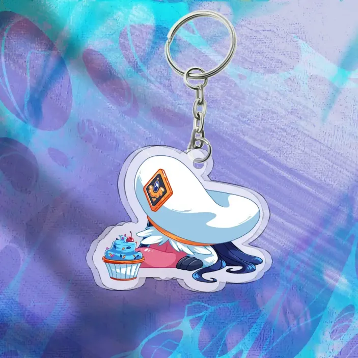 Акриловый брелок "Arcane: Caitlyn Porodized"