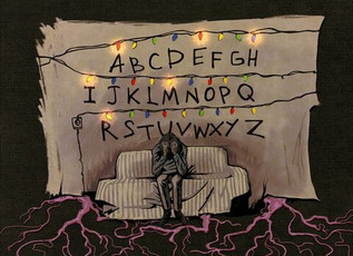 Открытка "Stranger Things: I am Here"