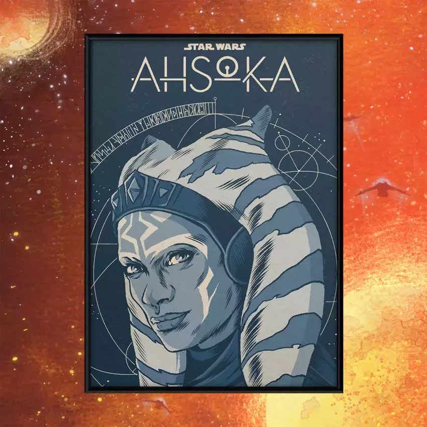 Постер "Star Wars Ahsoka: Blue" Постер "Star Wars Ahsoka: Blue"