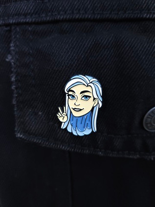 Металлический пин "Майор Гром: Чумной Доктор. Марго"