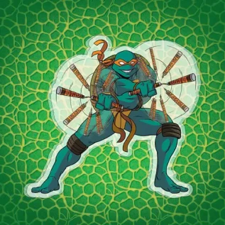 Акриловый стенд "TMNT: Michelangelo"