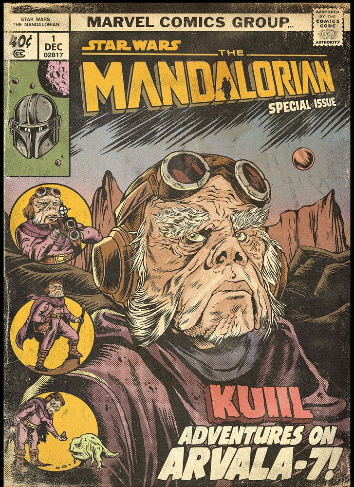 Постер  &quot;Star Wars: Mandalorian. Special Issue &quot;Kuiil&quot;