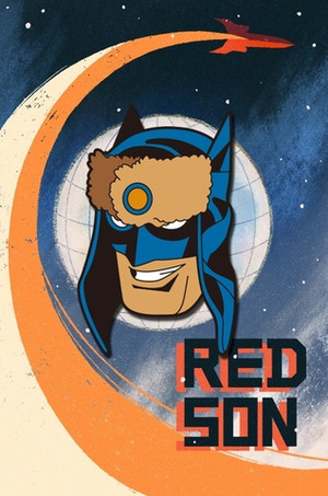 Металлический пин "Red Son Batman"