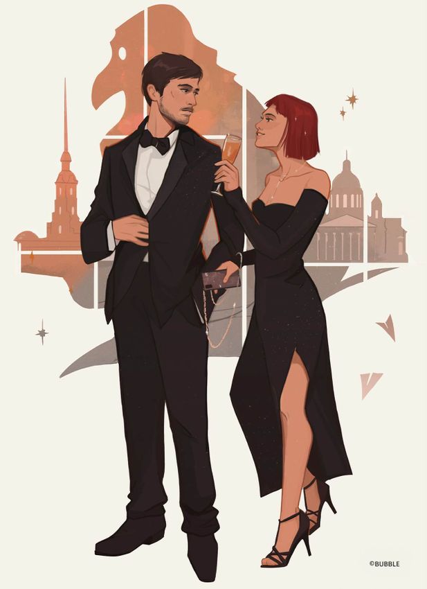 Открытка &quot;Гром и Пчёлкина: Выход в свет&quot;