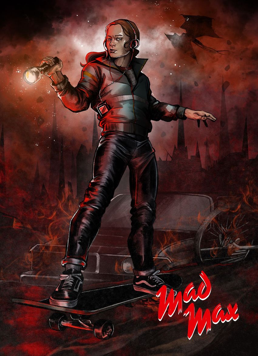 Открытка "Stranger Things: Mad Max"