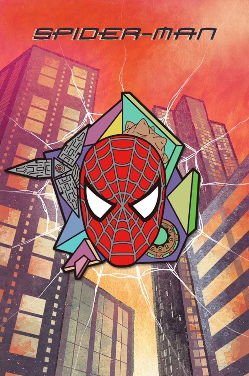 Коллекция пинов "Many Masks of Spider-Man Vol 1"