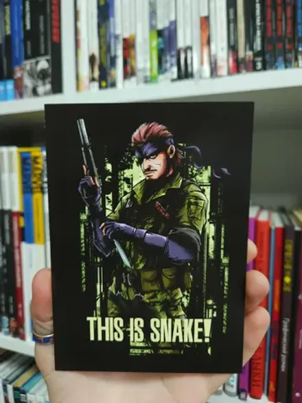 Открытка "Metal Gear Solid. Naked Snake"