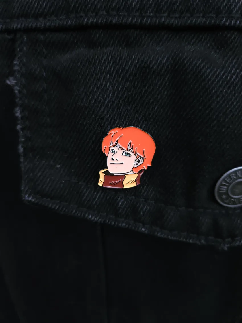 Металлический пин "Harry Potter: Ron"