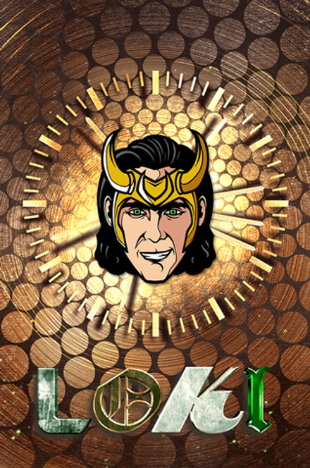 Металлический пин "Loki"
