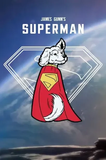 Металлический пин "James Gunn's Superman: Krypto"